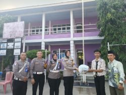 Sambut Hari Anak Nasional, Satlantas Polres Musi Rawas Gelar “Polantas Menyapa” Pelajar MA AL-Muhajirin Tugumulyo