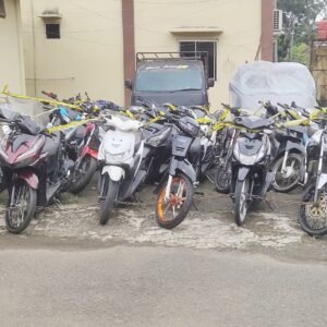 Polres Musi Rawas Amankan Puluhan Kendaraan Diduga Terlibat Balap Liar